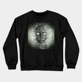 Abstract Wires Mask Crewneck Sweatshirt